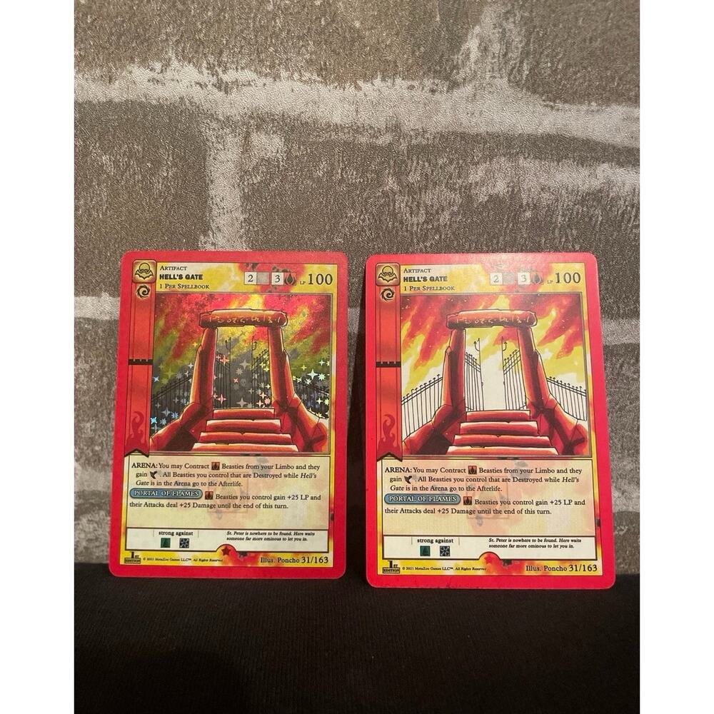 METAZOO NIGHTFALL 1ST EDITION HELL'S GATE FULL HOLO & Common
